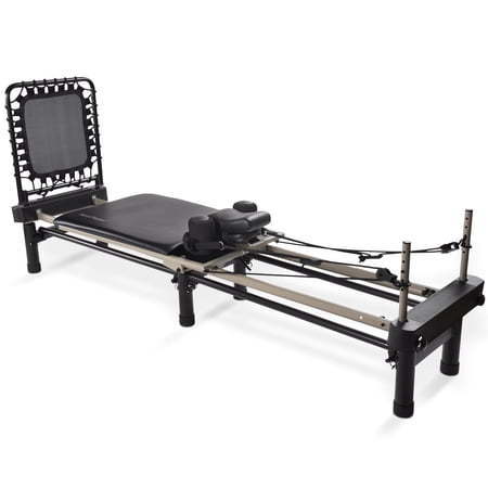 lot 47577 image: Stamina AeroPilates Premier Studio Reformer Workout Machine  Black - Retail $1,100