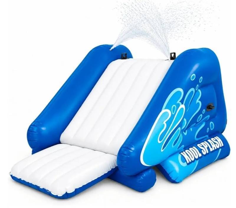 lot 47588 image: INTEX Kool Splash Inflatable Water Slide for Swimming Pool Fun. VISIBLE USE. - Retail $110
