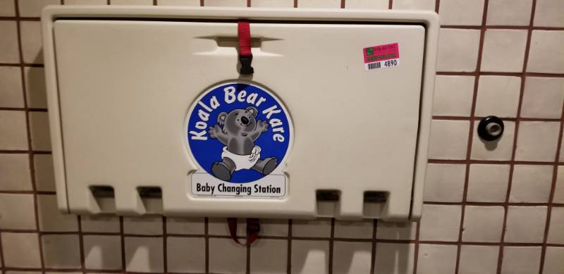koala bear changing station