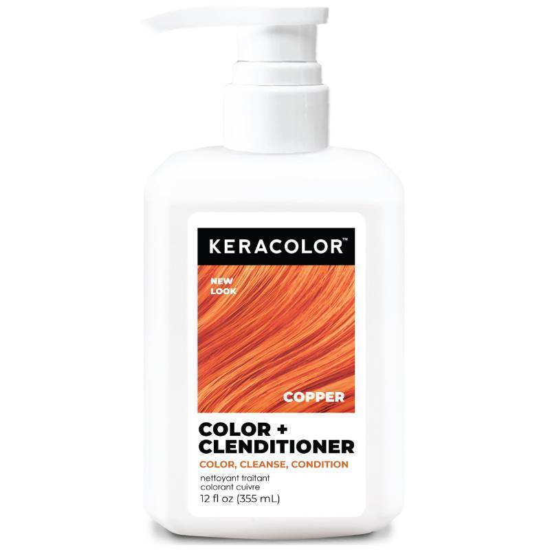 lot 39640 image: Keracolor Color  Conditioner, Semi-Permanent Hair Color, Copper, 12 Fl Oz - Retail $13