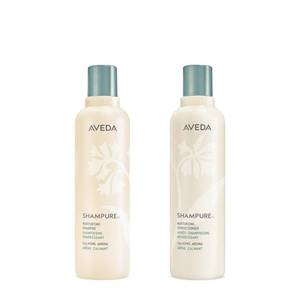 lot 29652 image: AVEDA Shampure Nurturing Shampoo & Conditioner Duo  Daily Shampoo & Conditioner for Normal, Fine to Medium Hair  96% Naturally Derived  Calming Aroma of Lavender & Ylang Ylang, PLEASE SEE PHOTO. - Retail $44