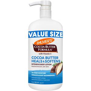 lot 29663 image: Palmers Cocoa Butter Body Lotion Formula, Daily Skin Therapy (33.8 Fl Oz) - Retail $16