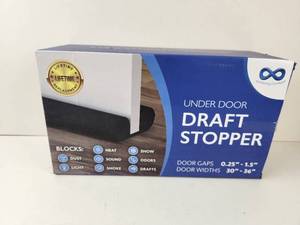 lot 124 image: Everlasting Comfort Under Door Draft Stopper 30 in to 36 in Door Width