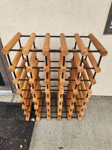 lot 258 image: Multi-Tier Wine Bottle Rack Storage