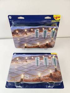 lot 286 image: GE Pro-Line 25 Count Light Stakes 7.5 in Lot of 2 560108 New