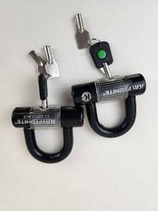 lot 307 image: Kryptonite FV Disc Lock 2 Pack With Keys