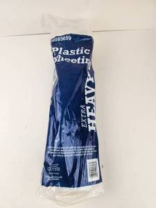 lot 326 image: Poly-America Plastic Sheeting Extra Heavy RSLW3510-25C