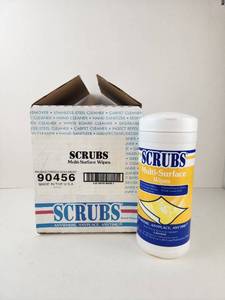 lot 330 image: SCRUBS Multi-Surface Wipes 50 Count 6 Pack