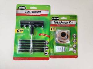lot 331 image: Slime Tire Plug Kit 6 Piece 20204 and Slime Tube Patch Kit 7 Piece 1022-A