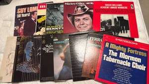 lot 1315 image: Vinyl LP Record Lot Mantovani Benny Goodman Kostelanetz Mormon Tabernacle Choir