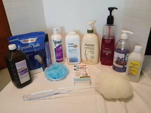 lot 1411 image: Mixed Lot Bath Personal Care Epsom Salt Aveeno Neutrogena Icy Hot 12 to full