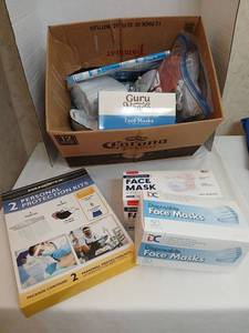 lot 1531 image: Disposable Mask Lot Assorted Boxes