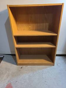 lot 3002 image: Bookshelves 35.5x25x9.5, been in garage