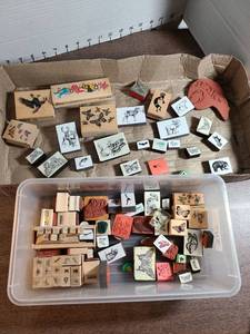 lot 3117 image: Rubber stamps.