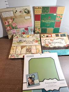 lot 3131 image: Books of scrapbook  paper