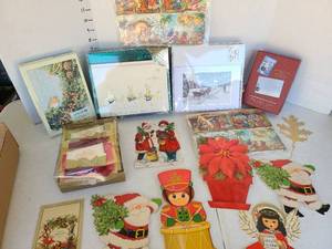 lot 3325 image: Boxed Christmas cards and more