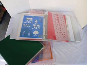 lot 3526 image: Plaid Simply Stencils Craft Stencil lot