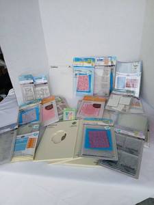 lot 3539 image: Cuttlebug Embossing Folder and Die Lot Provo Craft Mixed Assortment