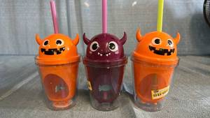 lot 2001 image: Ankyo Novelty Drinkware Monster Cup with Straw 10.1 fl oz (300 ml)