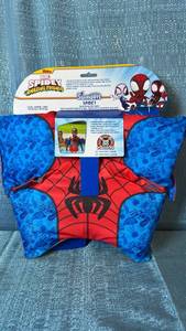 lot 2026 image: SwimWays Spidey Swim Trainer Life Jacket Child 33-55 lbs