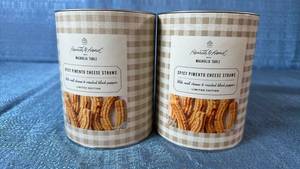 lot 2054 image: Hearth & Hand Magnolia Table Spicy Pimento Cheese Straws 6 oz Lot of 2