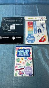 lot 2093 image: Lot of 3 1st Day School Board, Magnet Sheets 2ct, 1,788 Sticker Book