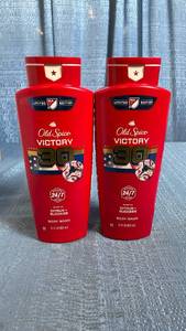 lot 3001 image: Old Spice Red Collection MLS Victory 30 Bodywash - 21 fl oz, LOT OF 2