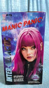 lot 3040 image: Manic Panic Gel Hair Color Kit 2 x 2 oz Pink Warrior Inter-Gel-Actic