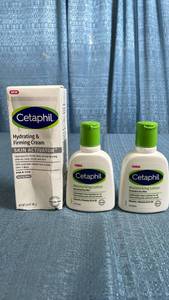 lot 3043 image: Cetaphil Hydrating & Firming Cream 3.4 oz and 2 Moisturizing Lotion 4 fl oz