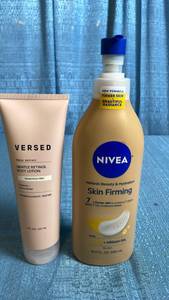 lot 3046 image: NIVEA Skin Firming Body Lotion 16.9 oz  VERSED Gentle Retinol Body Lotion 8 oz