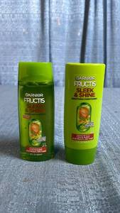 lot 3047 image: Garnier Fructis Sleek & Shine Smoothing Shampoo and Conditioner Set 3 fl oz