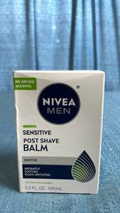 lot 3049 image: NIVEA MEN Sensitive Post Shave Balm 3.3 fl oz 100 mL