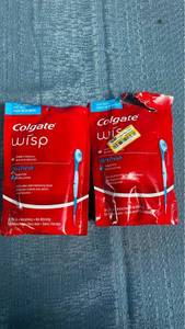 lot 3060 image: Colgate Wisp MaxFresh Peppermint Mini-Brush 24 Ct Pack Lot of 2