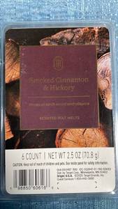 lot 3061 image: Threshold Scented Wax Melts Smoked Cinnamon & Hickory 6 Count 2.5 oz