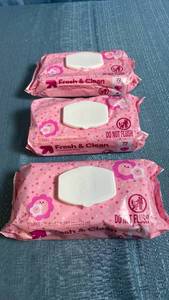 lot 3062 image: up&up Fresh & Clean Scented Baby Wipes 72 Count Lot of 3