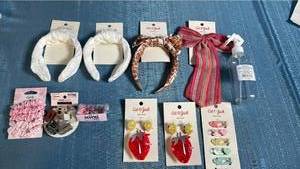 lot 3078 image: Cat & Jack Goody Scunci Hair Accessory Lot Headbands Clips Scrunchies