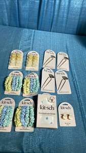 lot 3081 image: Kitsch Hair Accessories Lot 12 Packs Scrunchies Hair Pins Claw Clips Bonnet
