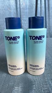 lot 3085 image: TONE Hydrating Body Wash 16.9 fl oz 500ml Island Breeze Lot of 2