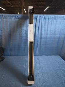 lot 8008 image: Threshold Curtain Rod 36-66 in Matte Black 78 in Diameter