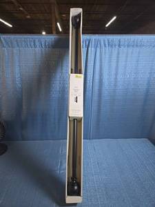 lot 8009 image: Threshold Curtain Rod 36 to 66 in Matte Black