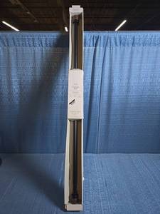 lot 8012 image: Threshold Curtain Rod 36 to 66 in Black 34 in Diameter
