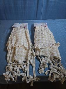 lot 8050 image: Room Essentials Light Filtering Tab Top Curtain Panels 42 x 84 in Lot of 2