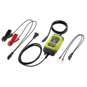 lot 116 image: RYOBI 2 Amps Battery Charger with LED Indicator Lights - Retail $50