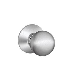 lot 130 image: Schlage F10CS V ORB 626 Orbit Light Commercial Passage Knob  Brushed Chrome - Retail $40
