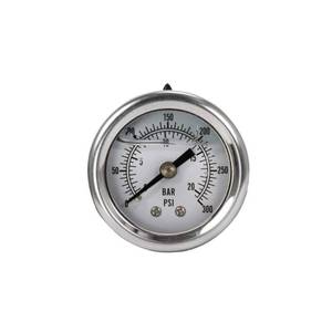 lot 131 image: 1.7 in. Liquid Filled Pressure Gauge with 18 in. NPT Back Mount - Retail $20