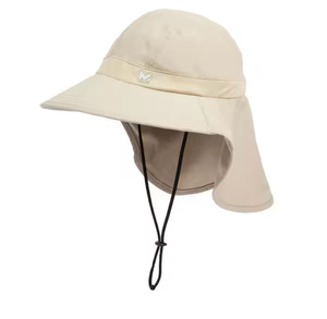 lot 137 image: Bucket Hat with Neck Flap and Chin Cord - Retail $25