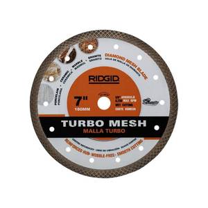 lot 145 image: 7 In. Turbo Mesh Rim Diamond Blade - Retail $59