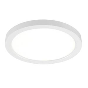 lot 151 image: Flexinstall Disk 10 in. White Indoor Integrated LED Recessed Ceiling Light with 5CCT Plus DuoBright - Retail $45