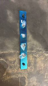 lot 192 image: Six-Light Bar Light Fixture Backplate with Sockets - Retail $25