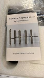 lot 231 image: Aluminum Fingerprint Lock TY-01RX-YQODSLDSRX-DQ - Retail $150